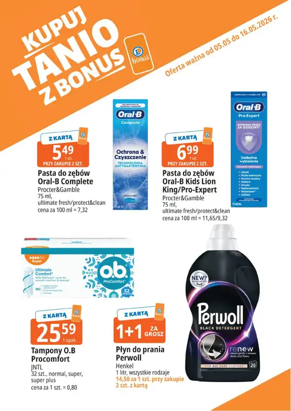 Leclerc - gazetka promocyjna Kupuj tanio z bonus od wtorku 05.05 do soboty 16.05 - strona 3