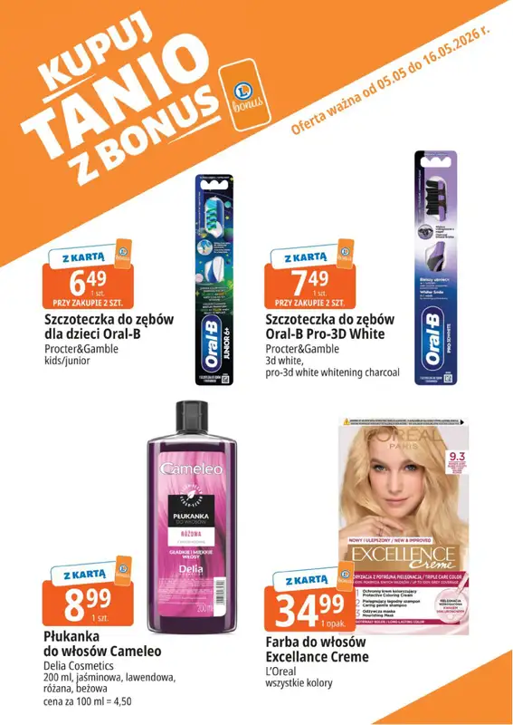 Leclerc - gazetka promocyjna Kupuj tanio z bonus od wtorku 05.05 do soboty 16.05 - strona 4