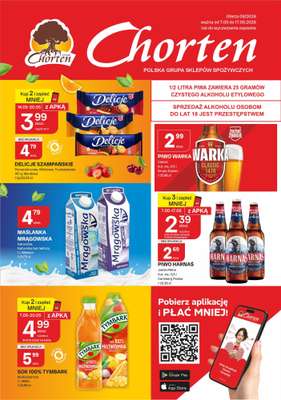 Chorten - gazetka promocyjna Gazetka Podlaskie Market od czwartku 07.05 do niedzieli 17.05