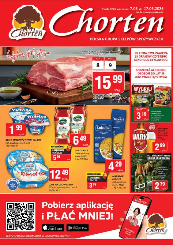 Chorten - gazetka promocyjna Gazetka Mazowsze Market  