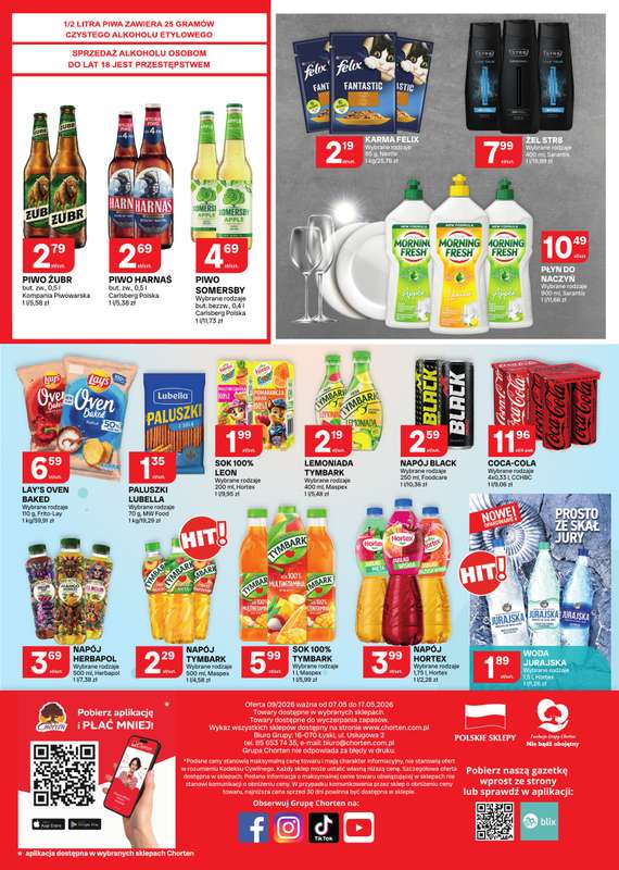 Chorten - gazetka promocyjna Gazetka Małopolska, Śląsk, Podkarpacie, Opolskie Market od czwartku 07.05 do niedzieli 17.05 - strona 4
