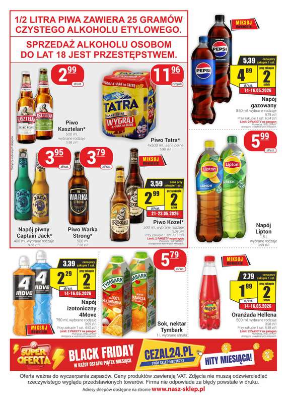 Delikatesy Sezam - gazetka promocyjna Gazetka od czwartku 14.05 do środy 27.05 - strona 4