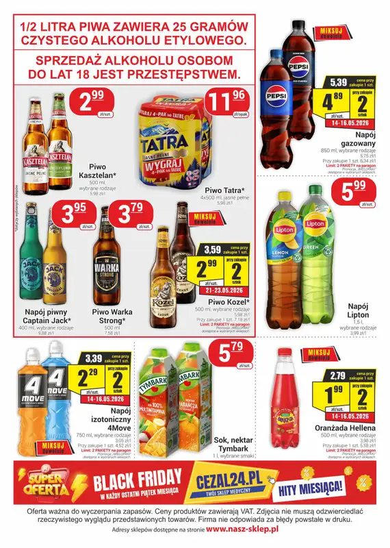 Delikatesy Sezam - gazetka promocyjna Gazetka od czwartku 14.05 do środy 27.05 - strona 4