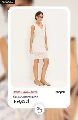 bonprix - gazetka promocyjna -20% na SUKIENKI + darmowa dostawa! od poniedziałku 04.05 do środy 06.05 - strona 8