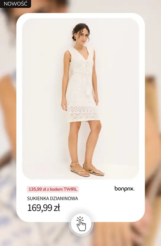bonprix - gazetka promocyjna -20% na SUKIENKI + darmowa dostawa! od poniedziałku 04.05 do środy 06.05 - strona 8