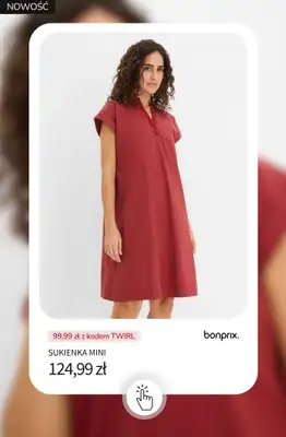 bonprix - gazetka promocyjna -20% na SUKIENKI + darmowa dostawa! od poniedziałku 04.05 do środy 06.05 - strona 6
