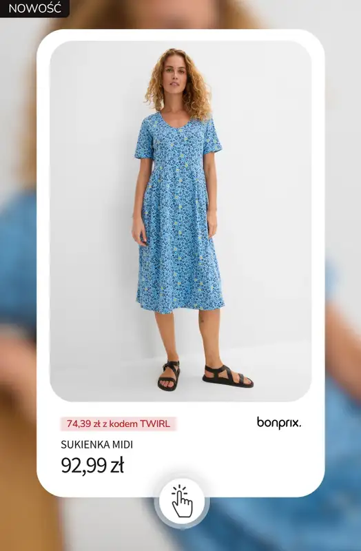 bonprix - gazetka promocyjna -20% na SUKIENKI + darmowa dostawa!   - strona 3