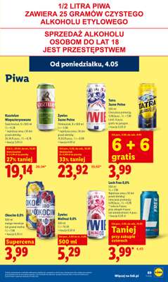 Lidl - gazetka promocyjna Oferta od poniedziałku od poniedziałku 04.05 do środy 06.05 - strona 73