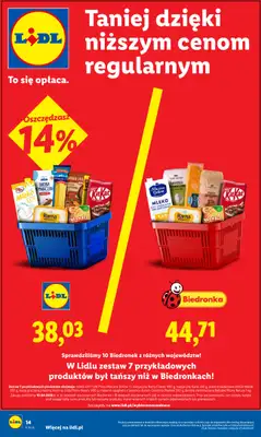 Lidl - gazetka promocyjna Oferta od poniedziałku od poniedziałku 04.05 do środy 06.05 - strona 14
