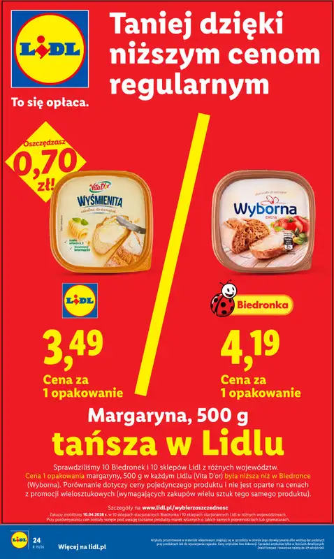 Lidl - gazetka promocyjna Oferta od poniedziałku od poniedziałku 04.05 do środy 06.05 - strona 24