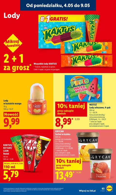 Lidl - gazetka promocyjna Oferta od poniedziałku od poniedziałku 04.05 do środy 06.05 - strona 65