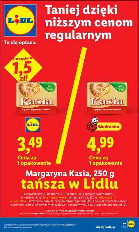 Lidl - gazetka promocyjna Oferta od poniedziałku od poniedziałku 04.05 do środy 06.05 - strona 17