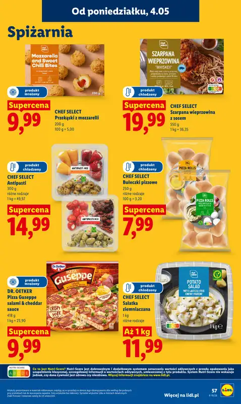Lidl - gazetka promocyjna Oferta od poniedziałku od poniedziałku 04.05 do środy 06.05 - strona 59