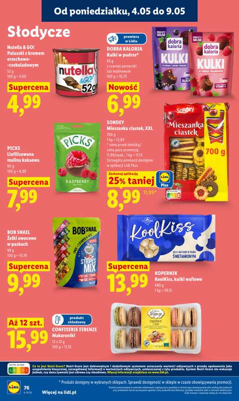 Lidl - gazetka promocyjna Oferta od poniedziałku od poniedziałku 04.05 do środy 06.05 - strona 80