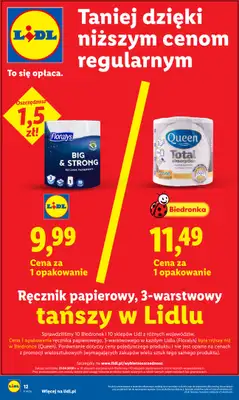 Lidl - gazetka promocyjna Oferta od poniedziałku od poniedziałku 04.05 do środy 06.05 - strona 12