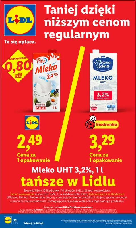 Lidl - gazetka promocyjna Oferta od poniedziałku od poniedziałku 04.05 do środy 06.05 - strona 22