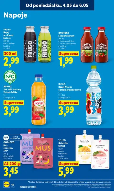 Lidl - gazetka promocyjna Oferta od poniedziałku od poniedziałku 04.05 do środy 06.05 - strona 68