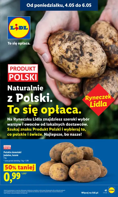 Lidl - gazetka promocyjna Oferta od poniedziałku od poniedziałku 04.05 do środy 06.05 - strona 39