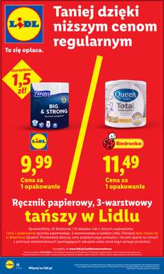 Lidl - gazetka promocyjna Oferta od poniedziałku od poniedziałku 04.05 do środy 06.05 - strona 12