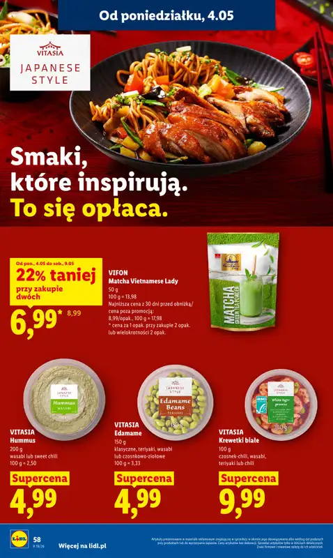 Lidl - gazetka promocyjna Oferta od poniedziałku od poniedziałku 04.05 do środy 06.05 - strona 60