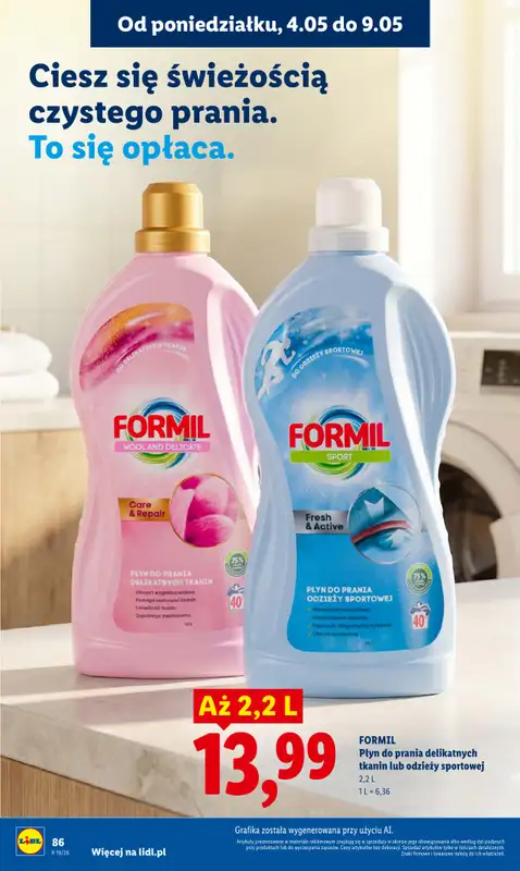 Lidl - gazetka promocyjna Oferta od poniedziałku od poniedziałku 04.05 do środy 06.05 - strona 90