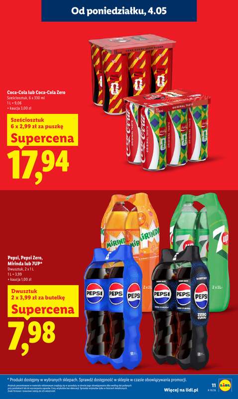 Lidl - gazetka promocyjna Oferta od poniedziałku od poniedziałku 04.05 do środy 06.05 - strona 11