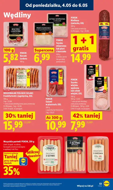 Lidl - gazetka promocyjna Oferta od poniedziałku od poniedziałku 04.05 do środy 06.05 - strona 55