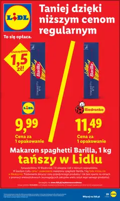 Lidl - gazetka promocyjna Oferta od poniedziałku od poniedziałku 04.05 do środy 06.05 - strona 29