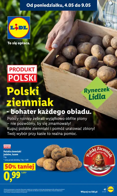 Lidl - gazetka promocyjna Oferta od poniedziałku od poniedziałku 04.05 do środy 06.05 - strona 39