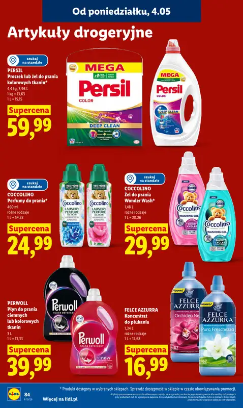Lidl - gazetka promocyjna Oferta od poniedziałku od poniedziałku 04.05 do środy 06.05 - strona 88