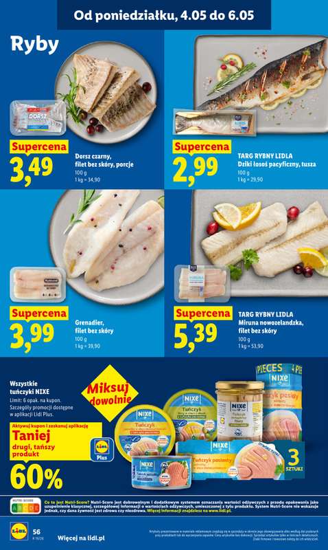 Lidl - gazetka promocyjna Oferta od poniedziałku od poniedziałku 04.05 do środy 06.05 - strona 58