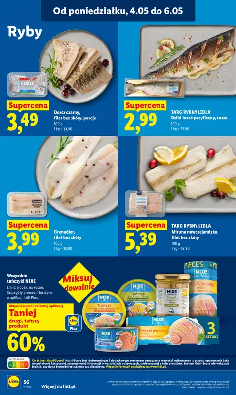 Lidl - gazetka promocyjna Oferta od poniedziałku od poniedziałku 04.05 do środy 06.05 - strona 58