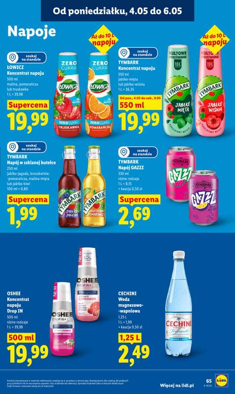 Lidl - gazetka promocyjna Oferta od poniedziałku od poniedziałku 04.05 do środy 06.05 - strona 67