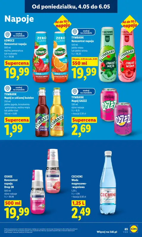 Lidl - gazetka promocyjna Oferta od poniedziałku od poniedziałku 04.05 do środy 06.05 - strona 67