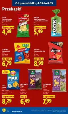 Lidl - gazetka promocyjna Oferta od poniedziałku od poniedziałku 04.05 do środy 06.05 - strona 76