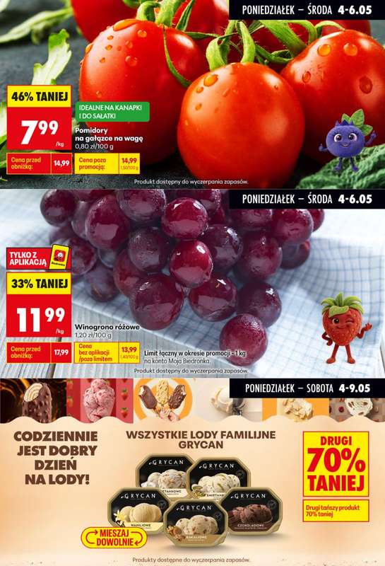 Biedronka - gazetka promocyjna Biedronkowe oszczędności od poniedziałku 04.05 do środy 06.05 - strona 5