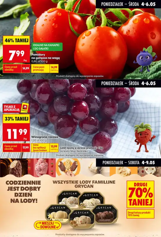 Biedronka - gazetka promocyjna Biedronkowe oszczędności od poniedziałku 04.05 do środy 06.05 - strona 5