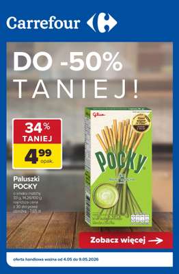 Carrefour - gazetka promocyjna Do -50% TANIEJ! od wtorku 05.05 do soboty 09.05