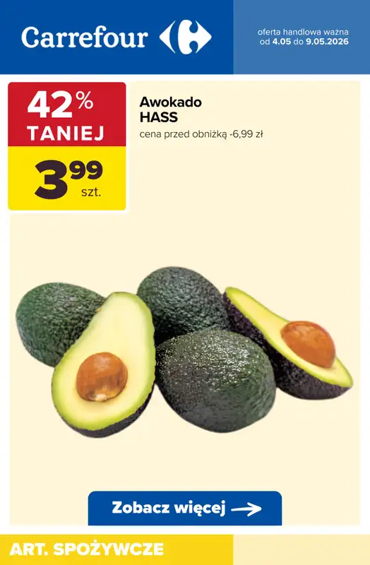 Carrefour - gazetka promocyjna Do -50% TANIEJ! od wtorku 05.05 do soboty 09.05 - strona 3