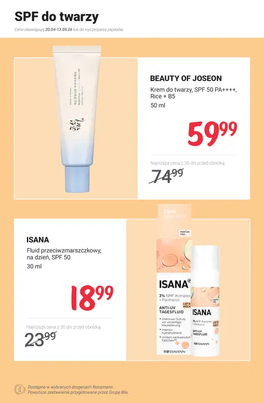 Rossmann - gazetka promocyjna Ochrona przeciwsłoneczna - PROMOCJE od poniedziałku 04.05 do środy 13.05 - strona 5