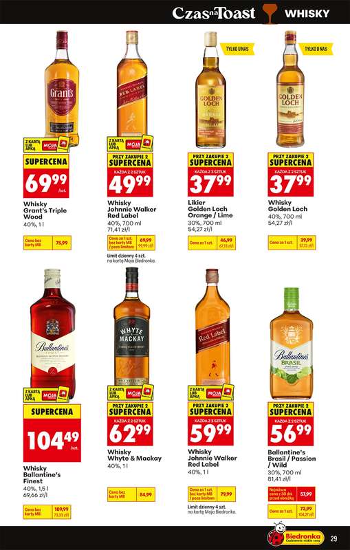 Biedronka - gazetka promocyjna Czas na Toast! od poniedziałku 04.05 do soboty 16.05 - strona 29