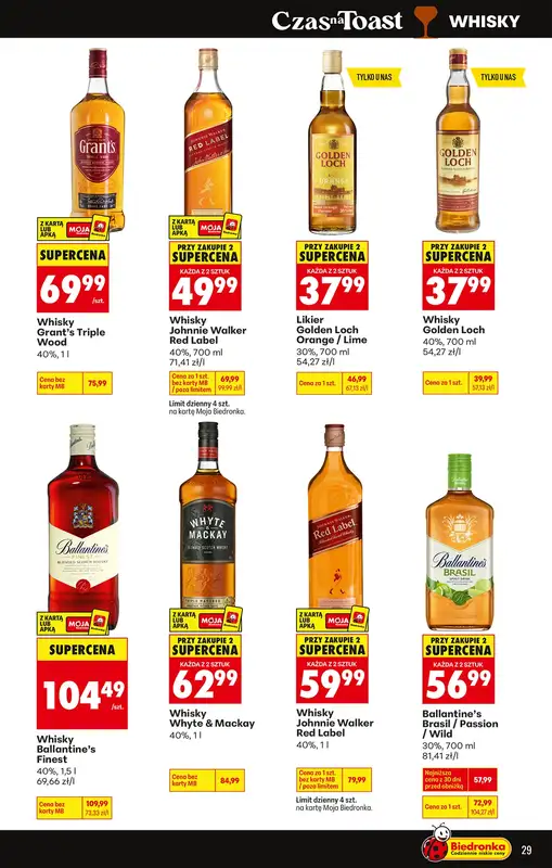 Biedronka - gazetka promocyjna Czas na Toast! od poniedziałku 04.05 do soboty 16.05 - strona 29