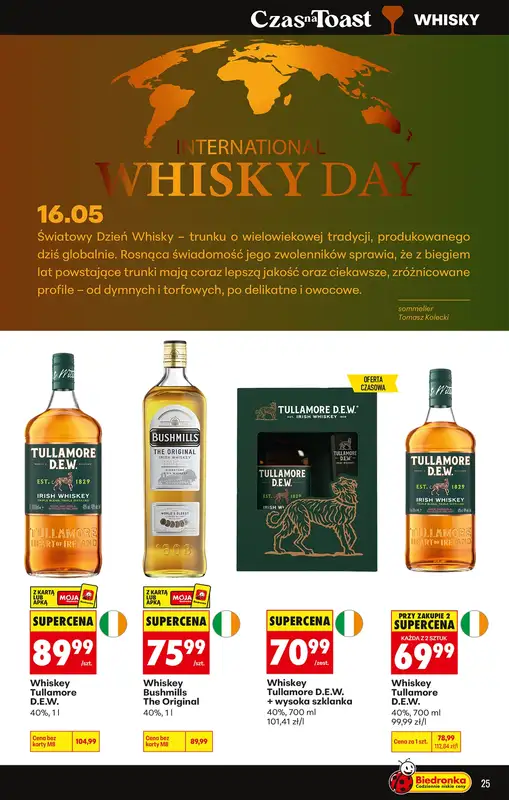 Biedronka - gazetka promocyjna Czas na Toast! od poniedziałku 04.05 do soboty 16.05 - strona 25