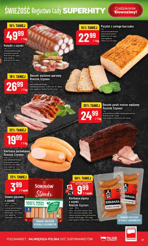 POLOmarket - gazetka promocyjna Gazetka od środy 06.05 do wtorku 12.05 - strona 21