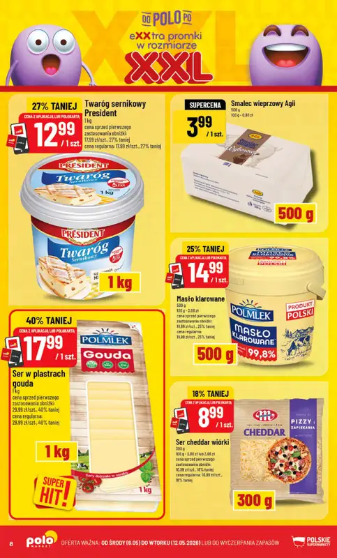 POLOmarket - gazetka promocyjna Gazetka od środy 06.05 do wtorku 12.05 - strona 8