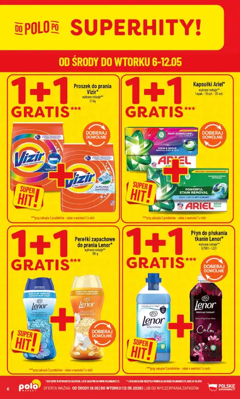 POLOmarket - gazetka promocyjna Gazetka od środy 06.05 do wtorku 12.05 - strona 6