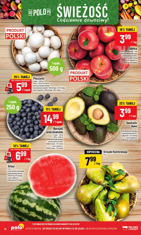 POLOmarket - gazetka promocyjna Gazetka od środy 06.05 do wtorku 12.05 - strona 16