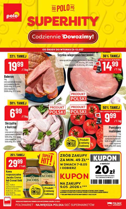 POLOmarket - gazetka promocyjna Gazetka od środy 06.05 do wtorku 12.05