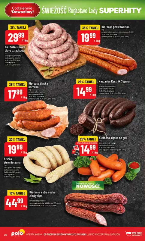 POLOmarket - gazetka promocyjna Gazetka od środy 06.05 do wtorku 12.05 - strona 22
