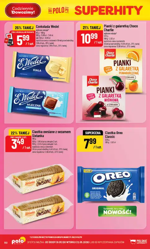 POLOmarket - gazetka promocyjna Gazetka od środy 06.05 do wtorku 12.05 - strona 50